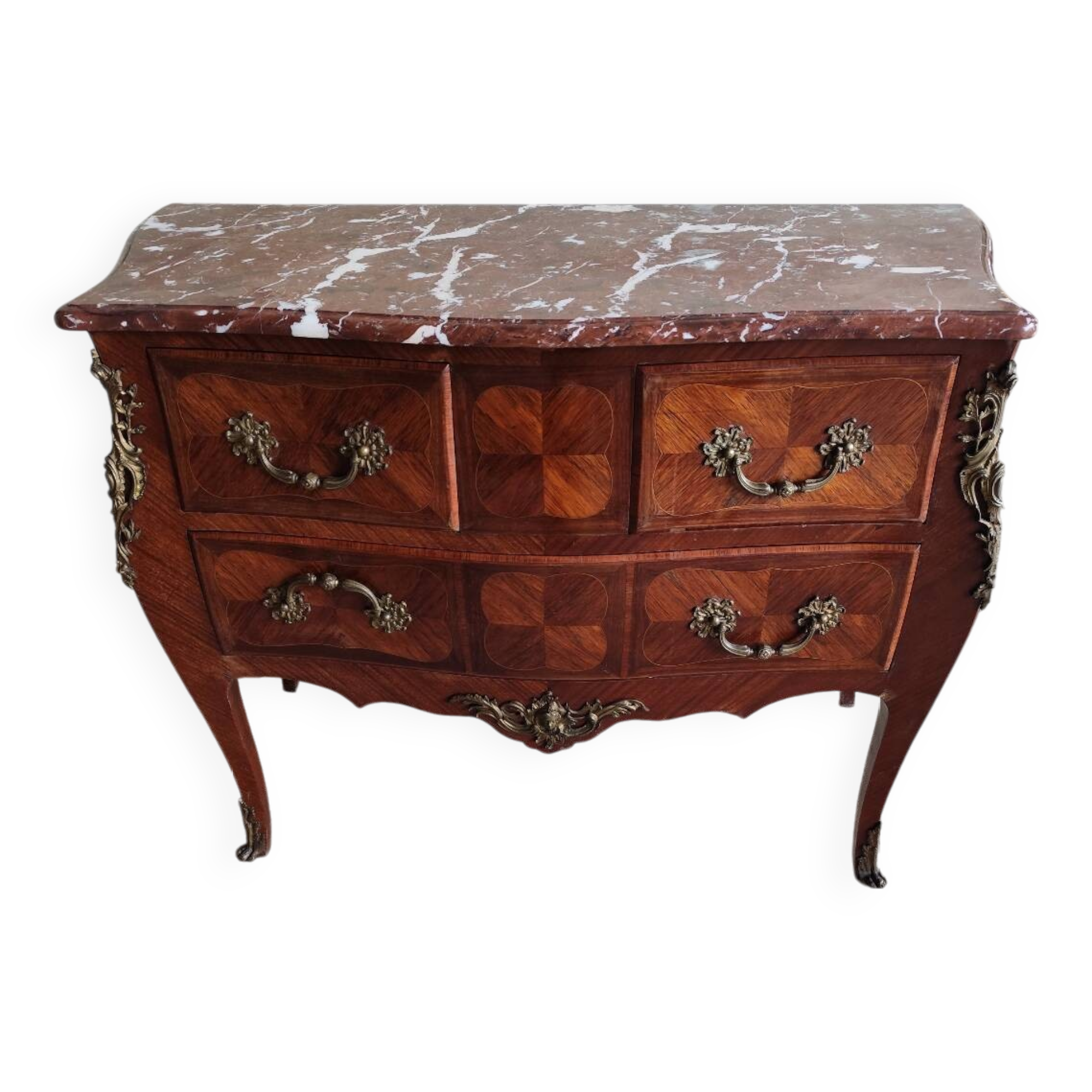 Inlaid chest of drawers