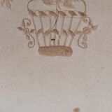 Pair of flying chairs with upholstered seat