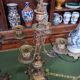 Paire de candélabres en bronze doré et émail – époque Napoléon III