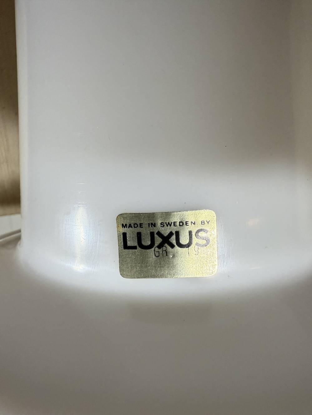 Applique murale Uno Kristiansson Pinus pour Luxus Suède années 1970.