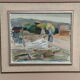 Huile sur toile – “Marina” par Anders A. Jönsson (1907–2002)