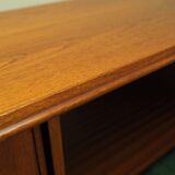 Buffet haut en teck, design danois, années 1970, production : Danemark