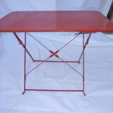 Table de jardin bistrot en métal