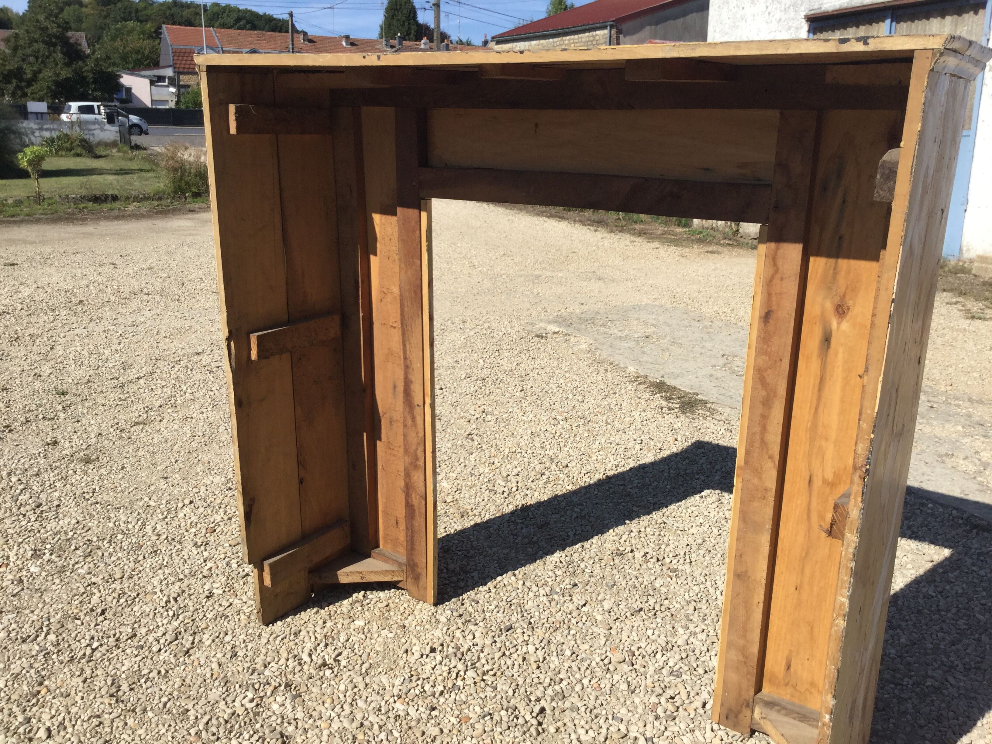 Cheminée en bois