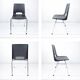 Chaise vintage Mid-Century coque plastique et piètement tubulaire