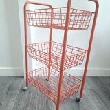 Desert / vintage rolling cart with chrome caster
