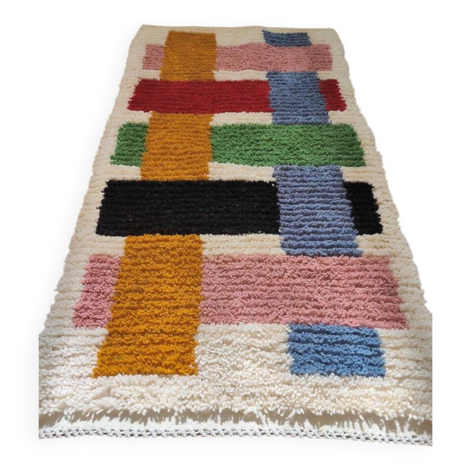 Handmade Moroccan rug 250cm x 100cm