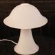 1970s Italian Murano lamp in white glass