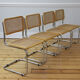 Set of 4 cesca chairs Marcel Breuer, 1970s