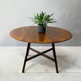 Ercol 1950’s ‘Old Colonial 377”  blue label drop leaf table