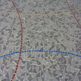 Large ceramic mosaic coffee table by Berthold Müller, Germany, 1950s.