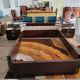 Verardo bed and dressing table, Italy 1960s-70s.