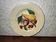 Faience plate in Longwy enamels signed Léa Valentin Les Fruits