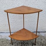 Pair of Corner Shelves 60/70 Vintage Design Console Table