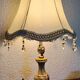 Lampe de table vintage en onyx et laiton, Italie