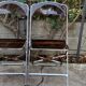 6 folding chairs in smoked Plexiglas and chrome metal, Chaisor 1970