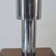 Mid-century smokey brown acrylic glass and chrome table lamp, 1970s