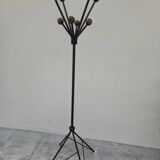 Vintage parrot coat rack with balls, 1950s design