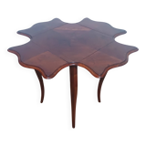 Louis XV clover table in walnut
