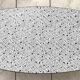 Black and White oval formica table 1960s