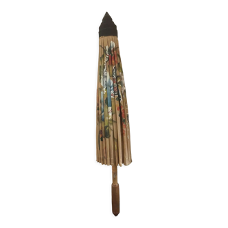 Vintage hand-painted Japanese umbrella