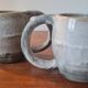 Glazed stoneware mugs