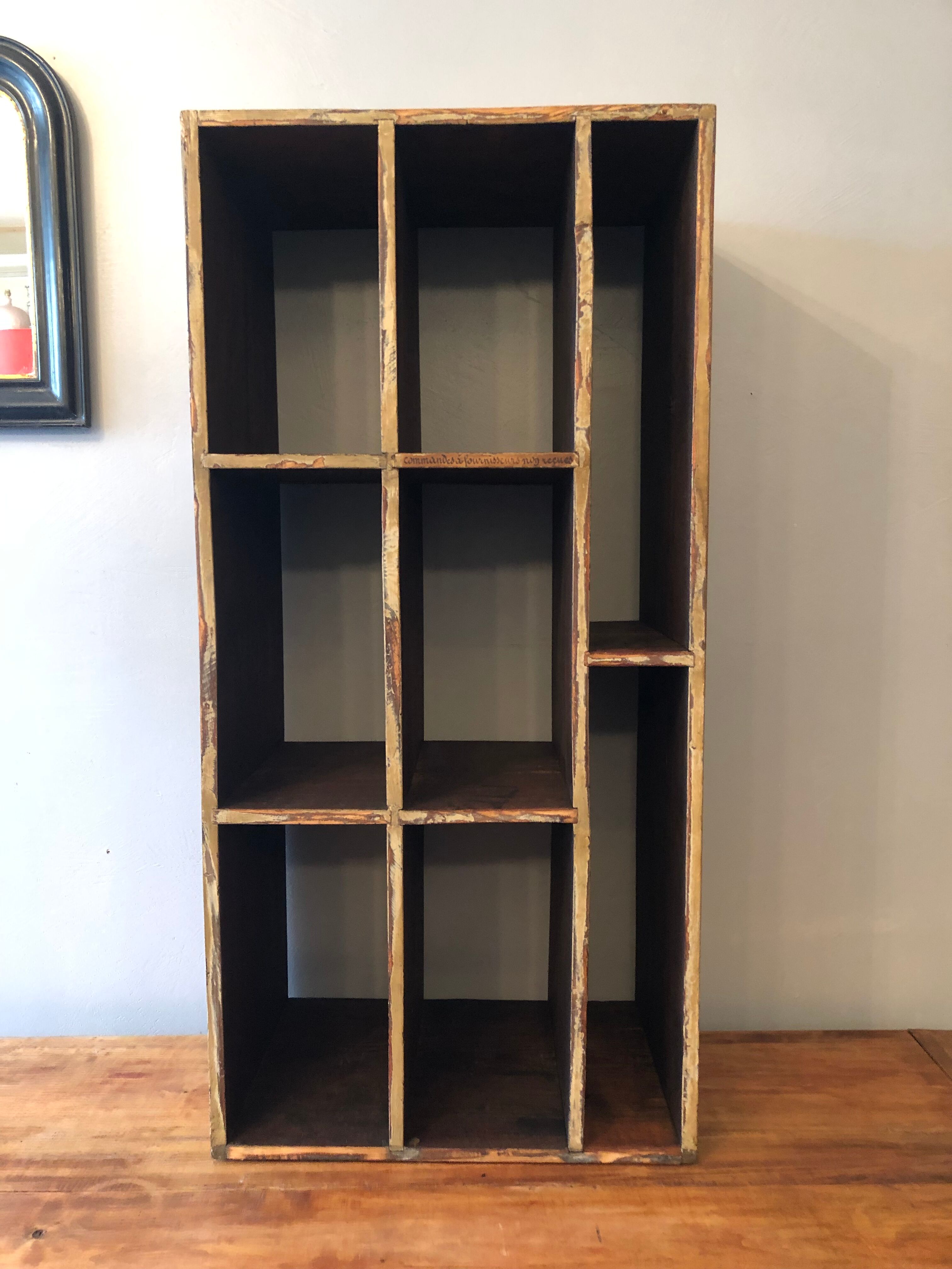 Antique locker cabinet