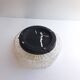 Old ceiling light / wall light - molded glass - 1970
