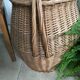 Panier en osier vintage 70 cm