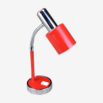 Red desk lamp