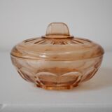 Pink glass box sugar type