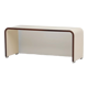 Console / side desk produced by the Belgian company Bergwood in the 1970s.