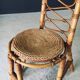 Mid-Century Bamboo High Back Chair from Rohé Noordwolde, Netherlands, 1960s