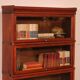 Globe Wernicke Library in mahogany, consisting of 3 pieces.