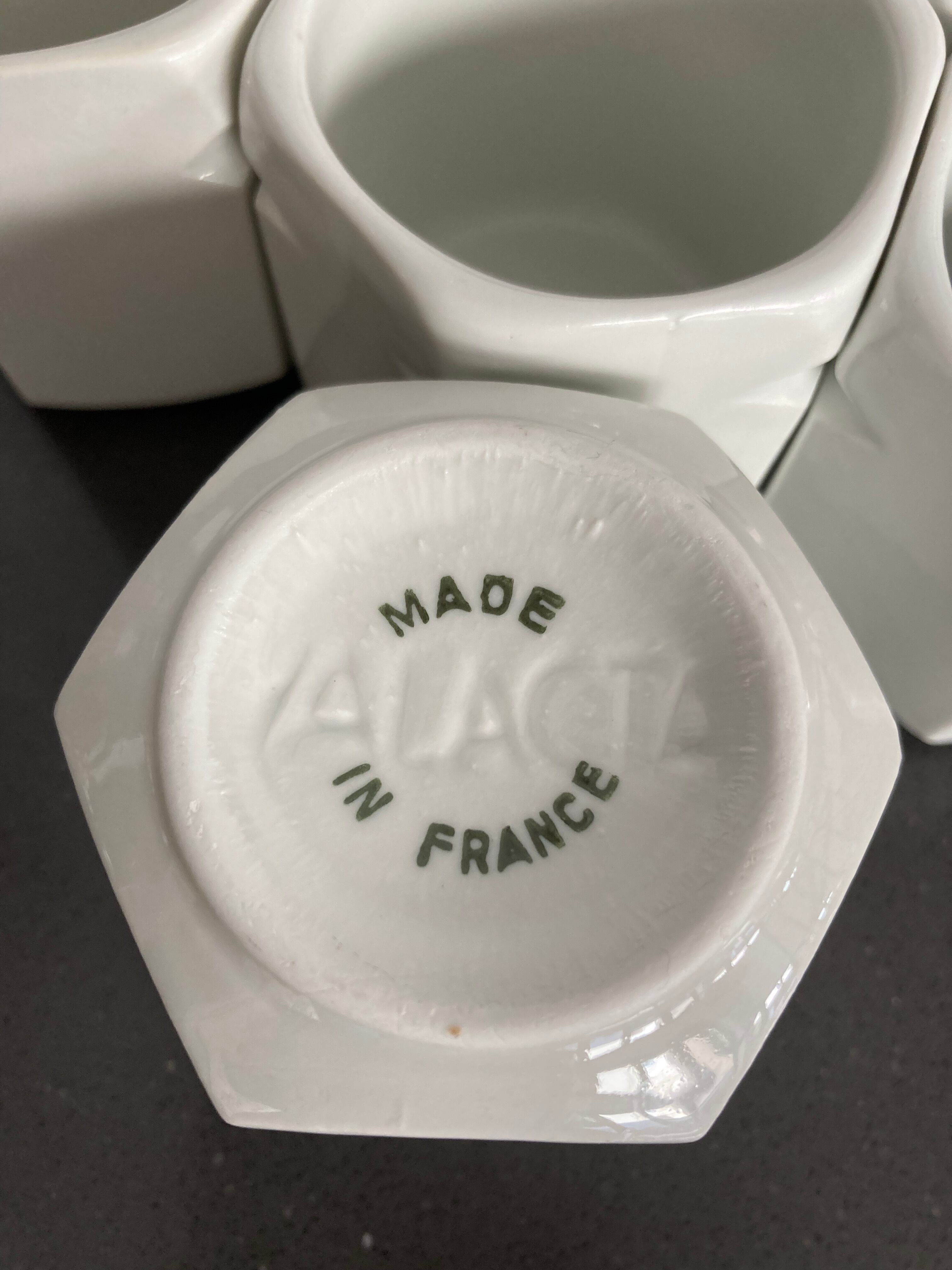 set of 8 jars yogurt porcelain Yalacta