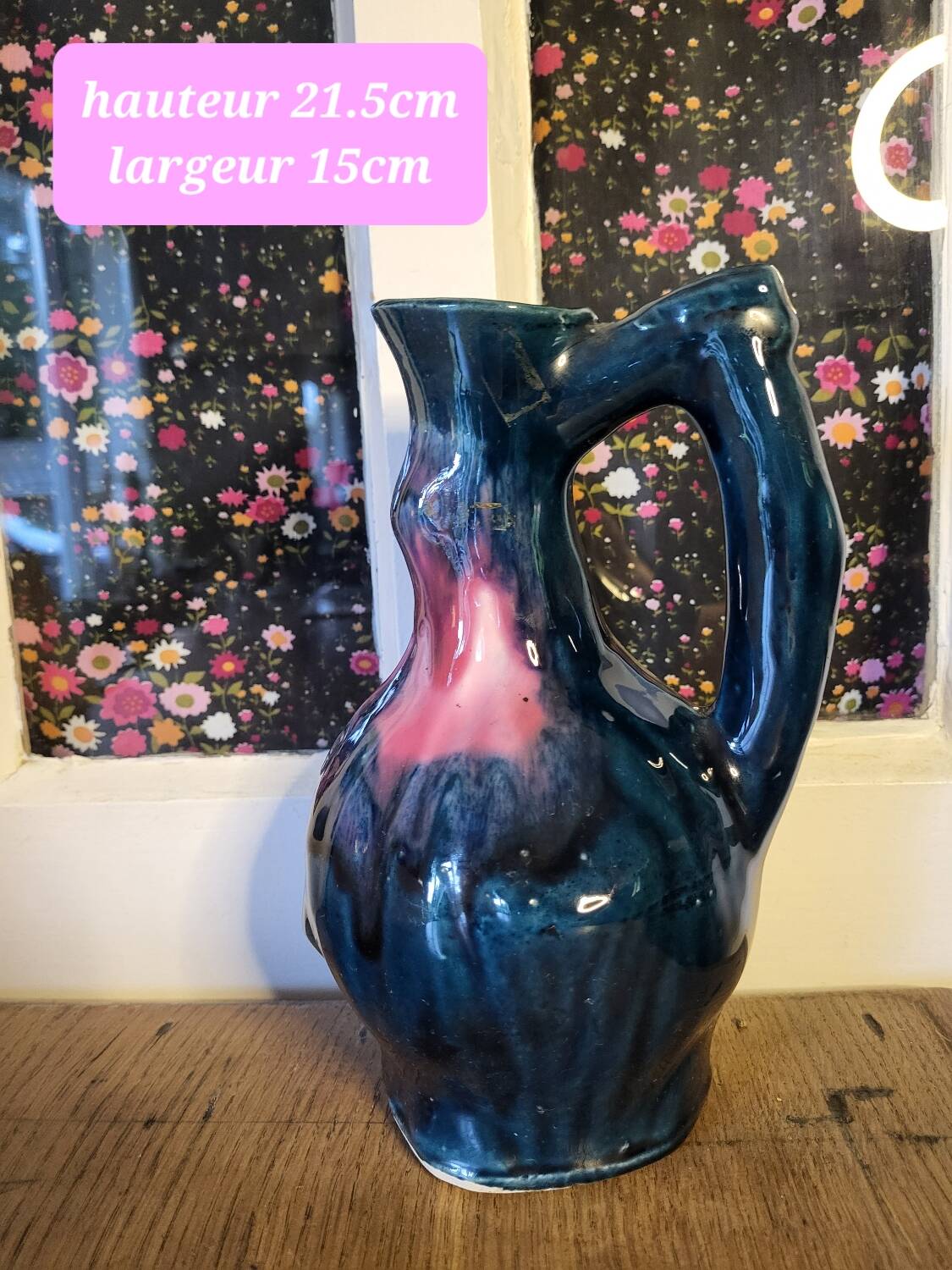 Ceramic pitcher carafe