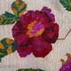Vintage rose kilim rug 170x240cm shabby wool and silk, boho medium 2544