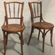 Set of 6 W. Baumann & Cie bistro chairs, 20's