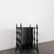 Napoleon III music partition cabinet in blackened wood