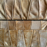 Banc pouf coffre en cuir patchwork  De Sède