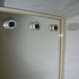 Italian Gedy illuminating mirror from the 70s 60x70cm