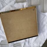 Aperitif set consisting of a wooden tray and mirror, art deco