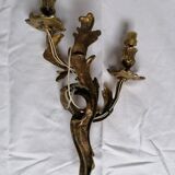 Wall light bronze style Louis XV