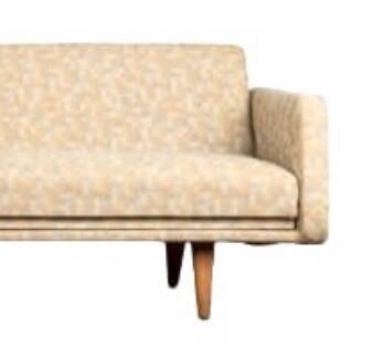 Vintage Scandinavian sofa, 60s sofa