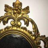 Miroir doré 19x29cm
