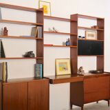 Grand bureau style scandinave en teck
