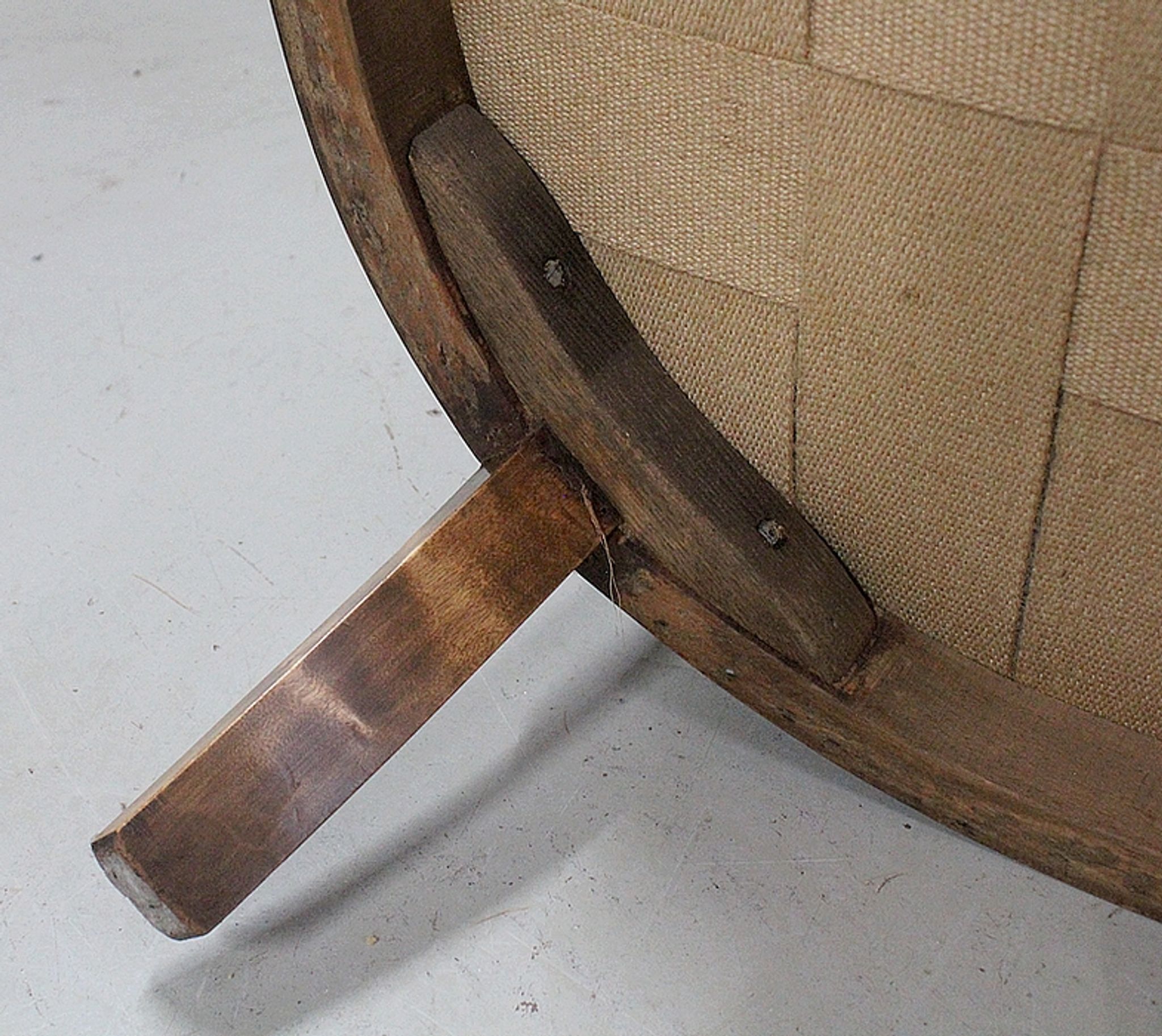 Mahogany armchair, Art Deco 1930