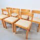 Vintage Pine Dining Chairs by Martin Visser for T Spectrum, 1960s, Set of 7