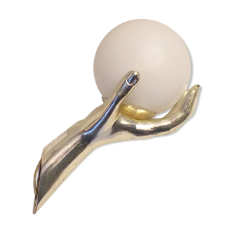 Hand wall lamp Arlus 1960
