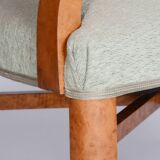 Restored ArtDeco Seating Set, Beech, Maple Root Veneer, Czechia, 1930s